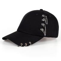 Įprastos reguliuojamos geležies žiedinės beisbolo kepuraitės Snapback Cap Casquette kepurės Atsitiktinės Gorras tėčio kepurės rožinė