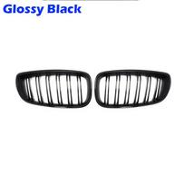Kidney Grille Front Bumper Air Inlet Grill Fit For BMW 3 Series GT F34 2013 -  320i 328i 335i XDrive Dual Line Kidney Grille 1 gray