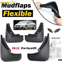 Formuotų purvasargių komplektas Volkswagen VW Passat CC 2009 2010 2011 Purvasargiai Apsaugos nuo purslų Priekinis Galinis Purvasargis Purvasaugiai black