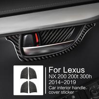 Skirta Lexus NX 200 200t 300h 2014- Automobilio vidinės rankenos dangtelio apdailos lipdukai Decal Automobilio interjero aksesuarai Anglies pluoštas gray