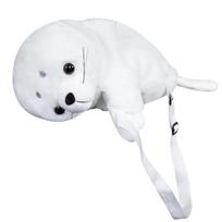 Kawaii Japonija Baltoji Ruonė Jūrų Liūtas Kuprinė Mokyklinė Peties Rankinė Pliušinis Žaislas Vaikams Mergaitėms Merginai Studentui Gimtadienio Dovanos 50cm white