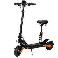 Elektrinis paspirtukas Sulankstomas Kukirin G2 Pro 600W Variklis Didžiausias greitis 45 km/h Su nuimama sėdyne 48V 15.6AH Nuvažiuojamas atstumas 58 km Apkrova 120 kg only e-scooter juoda