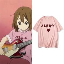 Japanese Manga T Shirt Summer Women Tshirt Funny Cute Anime Same Style Print T-shirts Harajuku Short Sleeve Casual XS rožinė
