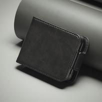 Anti-spoofing compatible Samsung Z Flip7 phone case Z Flip5 4 flip wallet business Z flip 3 mėlyna