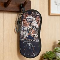 Cristiano R-Ronaldo CR7 Glasses Case Cover  Daily Sunglasses Case For Unisex Retro Eyewear Bag Original Glasses Box One Size gray