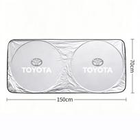 Sulankstomas Titano Sidabro Automobilio Priekinio Stiklo Šilumos Izoliacija Saulės Gaubtas Toyota Hilux Corolla RAV4 Camry Highlander Yaris Cross Pra QV7
