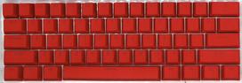 KEYCAPS Standard Red Keycaps for Profile Mechanical Keyboards