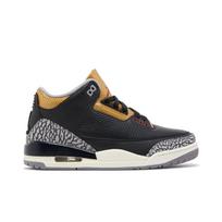 Womens Air Jordan 3 Retro 'Black Gold' (women's sizes) Black / Fire Red / Metallic Gold / Cement Grey Vintage Basketball Shoes CK9246 067 44.5 black