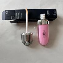 Italian Kiko 3D Mirror Lip Glaze Waterproof Long-lasting, smudge-free, soft bean paste 1 pcs 04 05 black