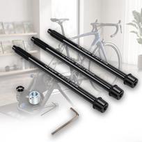 Thru Axle Adapter Kit   Alloy Steel Thru Axle for Rear Hub with    x1.75  x1.5 .0 Fit for Wahoo SNAP gray