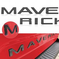 Tinka pikapui Ford Maverick Tremor galinės bagažinės angliška raidė lipdukas griovelis dekoratyvinis žodis juoda