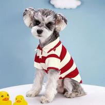 Šuniuko polo marškinėliai mažiems vidutiniams šunims vasariniai drabužiai naminiam gyvūnui katei liemenė Shih tzu Jorkšyro terjerams Čihuahua mopsui kostiumai šunų aksesuarai XS rožinė