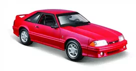 Modelis Ford Mustang SVT Cobra 1993 raudonas 1/24