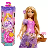 Disney Princess Spin & Reveal Rapunzel mados lėlė ir aksesuarai su 11 staigmenų