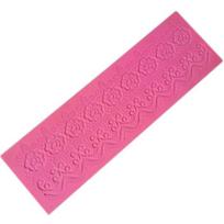 Food Grade Silicone Baking Mold Christmas Cake Biscuits Cookies Mould Mat Kitchen Tool pink