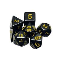 7Pcs DND-Dice,Polyhedral Dice Set D&D-Dice Set for Dungeons-and-Dragons-RPG-MTG-Table-Games žalia