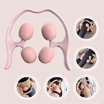 Adjustable Muscle Recovery Roller for Full Body Massage rožinė