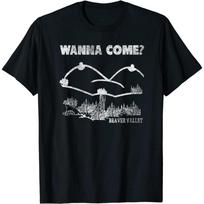 Beaver Valley Wanna Come Sexual Innuendo Funny Adult Humor T-Shirt, Long Sleeve Shirt, Sweatshirt, Hoodie XXXXXL įvairiaspalvis