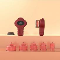 Intelligent Electric Cupping Machine 12 Level Pressure Massage Body Scraping with 5 Cups Multifunctional raudona