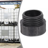 Sriegis IBC adapteris 2 coliai į stambų sriegį konteinerio bakas DN60 Pakeitimas black