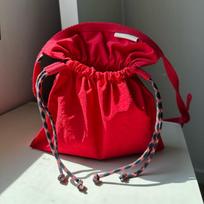 Thai Designer Brand Drawstring Crossbody Bag Cute Simple And Lightweight Mobile Phone Bag Shopping Lightweight Bag tamsiai ruda spalva