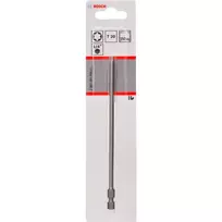 Bosch 2607001668 Torx atsuktuvo antgalis T20, ypač kietas, E 6,3, 1 vnt.