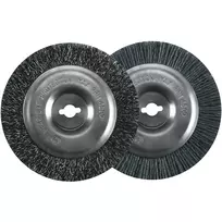 Šepetėlių rinkinys Einhell 3424115 plieninis ir nailoninis, apvalūs, 2 vnt.