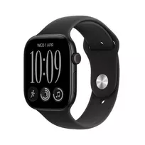 Išmanusis laikrodis Apple Watch Series 12 GPS 46mm Black Aluminium Case with Black Sport Band - M/L MJEL4ET/A