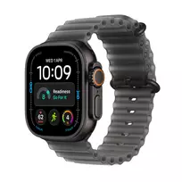 Išmanusis laikrodis Apple Watch Ultra 4 GPS + Cellular 49mm Black Titanium Case with Translucent Black Ocean Band MJAY4ET/A