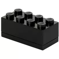 Laikymo dėžutė room copenhagen LEGO Mini Box 8 (juoda) – kompaktiškas organizatorius smulkiems daiktams
