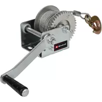 Einhell 2260160 rankinė lyno gervė. Maksimali apkrova: 500 kg, lyno ilgis: 10 m, lyno skersmuo: 4,2 mm. Svoris: 2,5 kg (2260160)