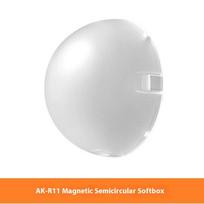 1 vnt. Minkštas ir ryškus šviesos efekto magnetinis kupolo difuzorius Adsorbcinis apvalus blykstės galvutė V1/S-R2 Ak-R11 kupolo difuzoriui A9 white