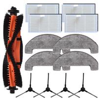 13/30 vnt. Suderinamas su MOVA S800/E20/E20 Pro/E20 Pro Plus/Trouver E20/E20 Pro/E20 Plus/E20Pro Plus Pagrindiniu šepečiu, filtru, šluostės šluota gray