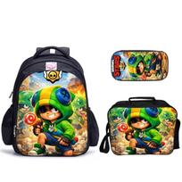Large Capacity Printed Backpack for Elementary School Students Casual Bookbag Durable Water-Resistant Lightweight Ergonomic Multi-Compartment Storage