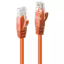 Tinklo kabelis Lindy 15m RJ-45 Cat6 U/UTP Oranžinis