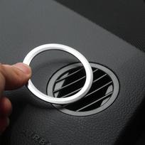 „Mercedes Benz GLK X204 ML W124 GL X164 Car Styling“ skirtos „Chrome“ vidaus kintamosios srovės apdailos prietaisų skydelio oro išleidimo angos dangčio apdaila black