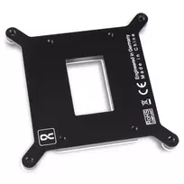 Alphacool 13072 Juoda metalinė galinė plokštė 86x67x86 mm