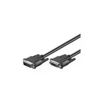 Wentronic Goobay DVI-D FullHD ilginimo laidas Dual Link, juodas, 2 m - DVI-D kištukas Dual-Link (24+1 kontaktas) > DVI-D lizdas Dual-Link (24+1 kontaktas) (50855)