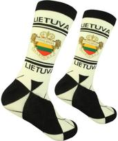 Vyriškos baltos/juoda kojinės su rombais ROBIN - RUTH Lithuania 41-46 d.