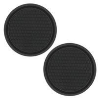 2PCS Car Auto Cup Holder Anti Slip Insert Coasters Pads Interior Accessories Universal Fits Perfectly for Most Cups Accessories