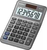 Skaičiuotuvas Casio MS-80F stalinis 8 skaitmenys pilka