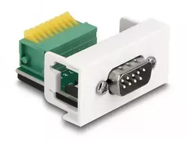 DeLOCK Easy 45 modulis D-Sub 9 kontaktų kištukas į gnybtų bloką 22,5 x 45 mm