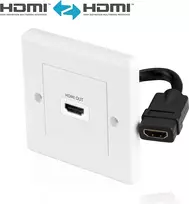 HDMI sieninė plokštė PureLink X-HW001-1 vieno prievado įleidžiama HDMI jungtis montavimui į sieną
