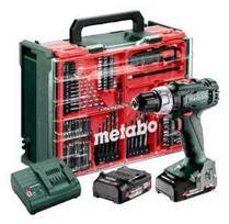 Metabo SB 18 Set 602245710 akumuliatorinis smūginis gręžtuvas-suktuvas, 2 x 2,0 Ah akumuliatoriai
