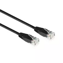 ACT Black 2.0 metro U/UTP CAT6 patch kabelis su RJ45 jungtimis