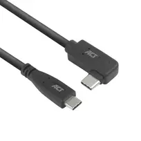 ACT USB 3.0 kampinis kabelis USB-C 1 m 5Gbit/s juodas