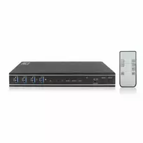 ACT 2-Port Dual HDMI 4K@60Hz KVM jungiklis, USB 3.2 Gen1 (USB 3.0)