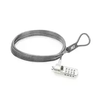 ACT Wedge Laptop Lock AC9035 spyna su kombinaciniu kodu, metalinis, 2 m kabelis