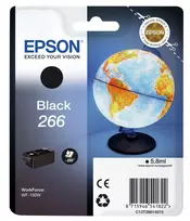 Epson 266 C13T26614020 rašalo kasetė, tinkanti WorkForce WF-100W, WF-110W, 5,8 ml, juodos spalvos
