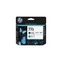 HP 773 spausdinimo galvutė matinė juoda/cianas